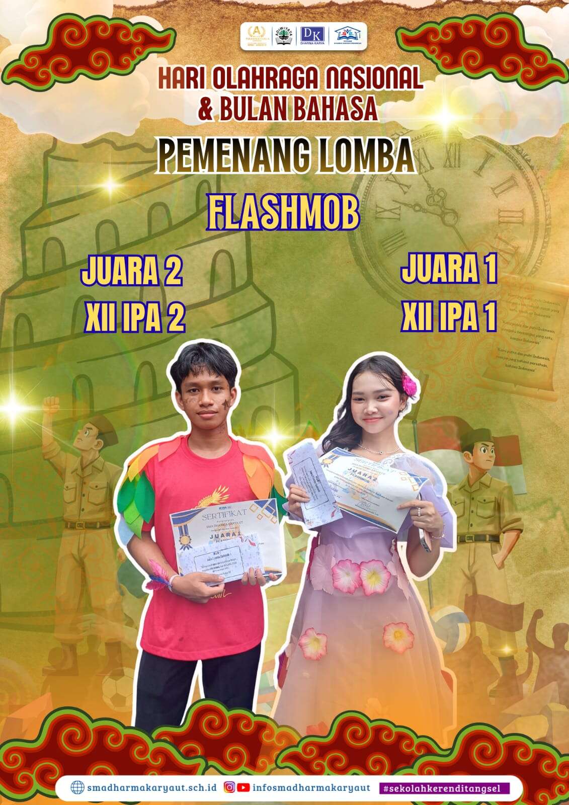 HAORNAS DAN BULAN BAHASA SMA DHARMA KARYA UT 2025